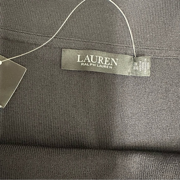 Lauren Ralph Lauren Women’s Off Shoulder Sweater Black Size 3X NWT - Picture 7 of 9